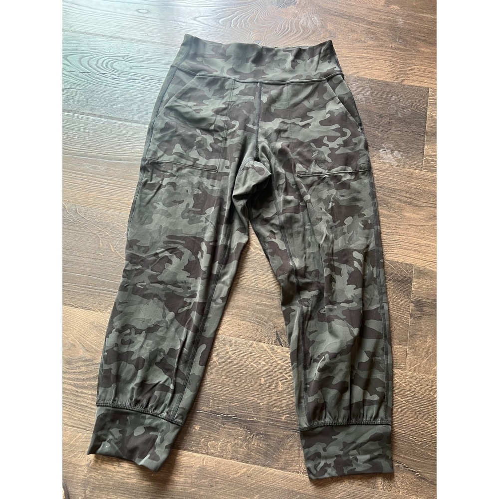 Lululemon Align Jogger 23 Heritage 365 Camo Deep Coal Multi Grey Green Size 6